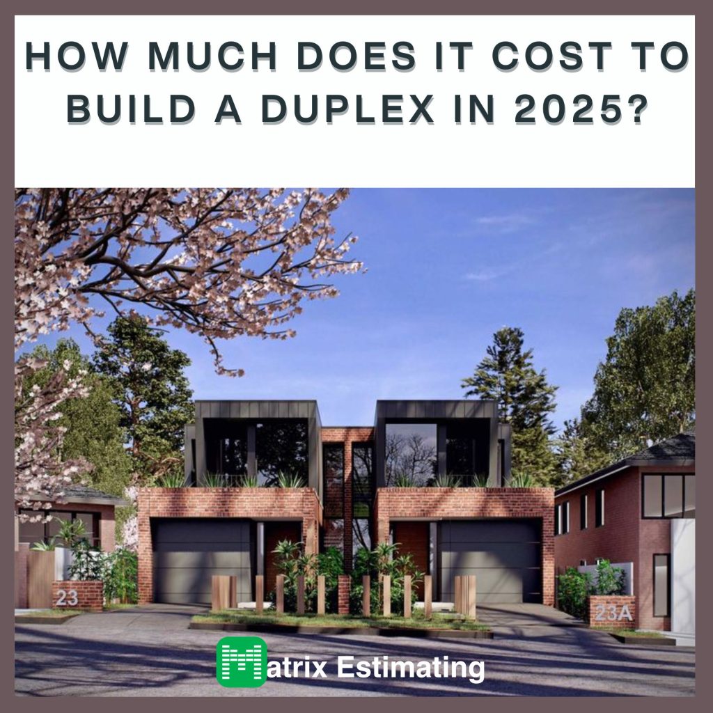 cost of building a duplex in australia
